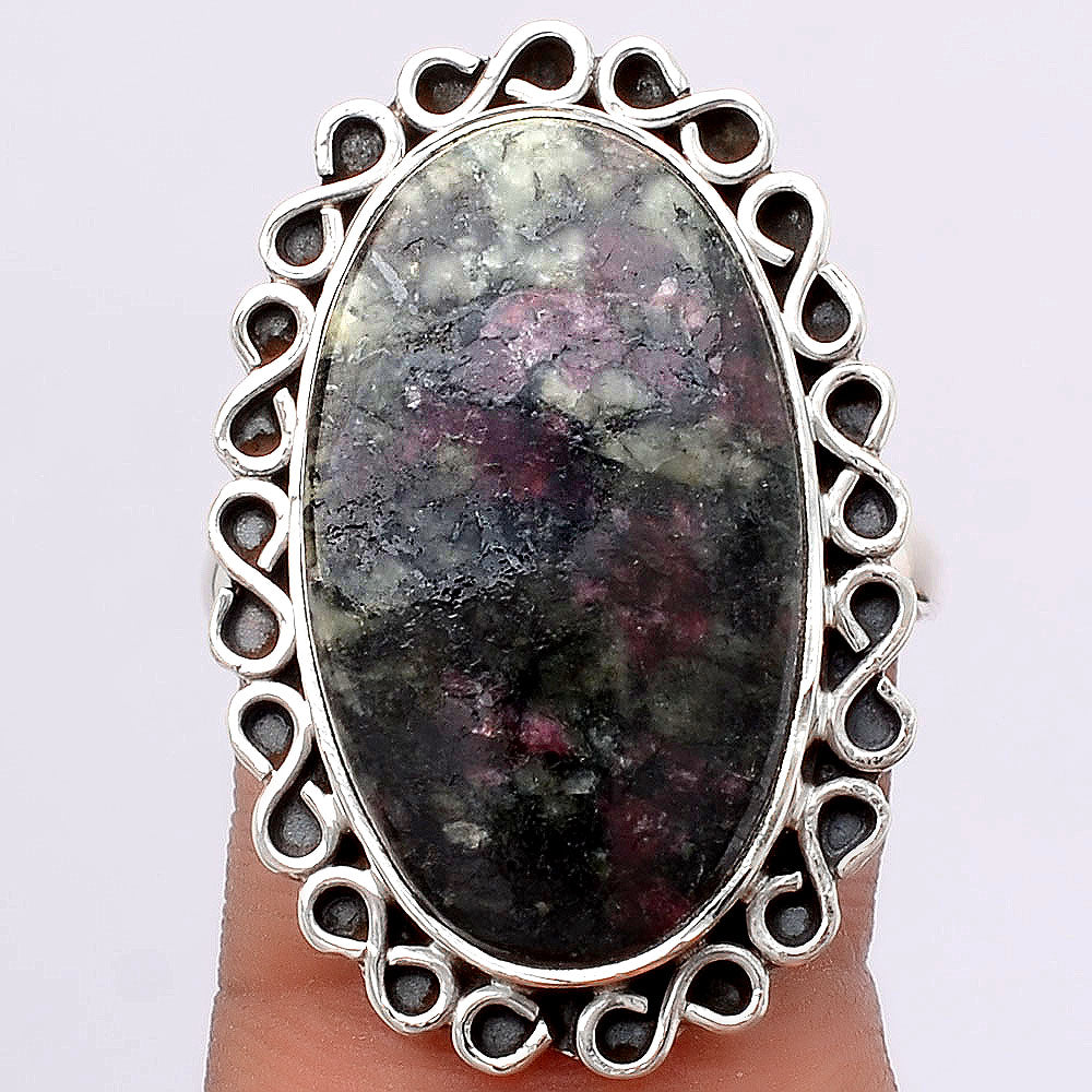 Natural Russian Eudialyte Ring size-9.5 R-1164 SDR245853