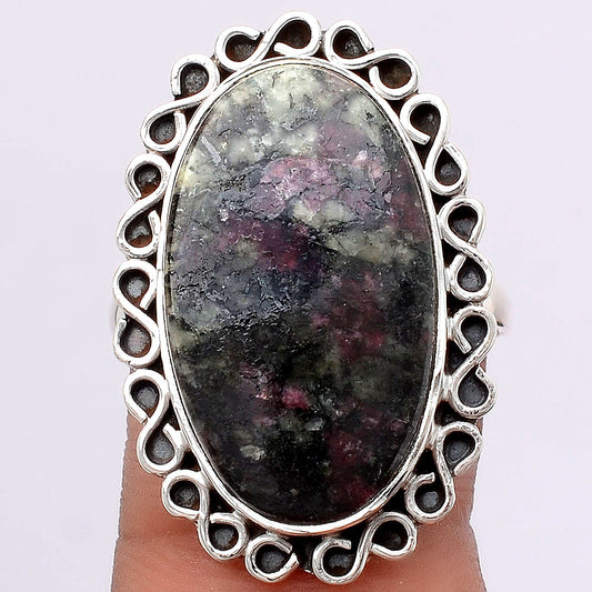 Natural Russian Eudialyte Ring size-9.5 R-1164 SDR245853