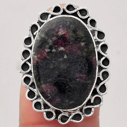 Natural Russian Eudialyte Ring size-8 R-1164 SDR245861