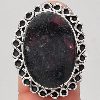 Natural Russian Eudialyte Ring size-9 R-1164 SDR245864