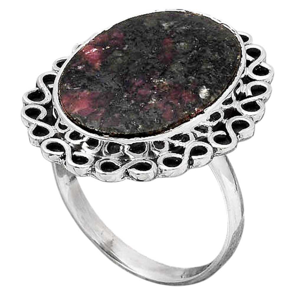 Natural Russian Eudialyte Ring size-9 R-1164 SDR245864