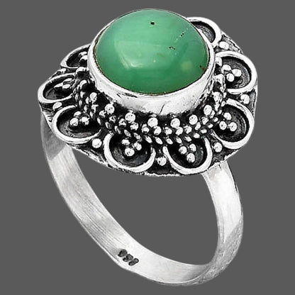 Natural Chrysoprase - Australia Ring size-7.5 R-1256 SDR245870