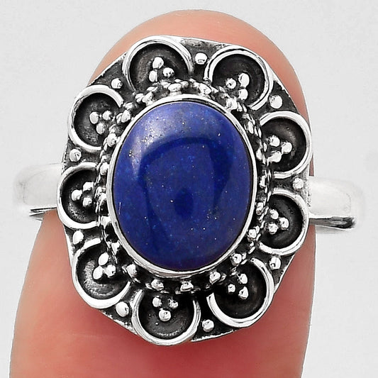 Natural Lapis - Afghanistan Ring size-9 R-1256 SDR245875