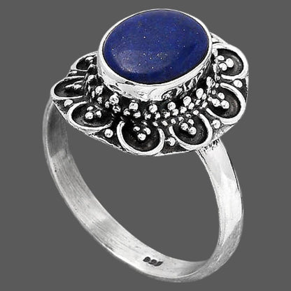 Natural Lapis - Afghanistan Ring size-9 R-1256 SDR245875