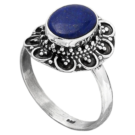 Natural Lapis - Afghanistan Ring size-9 R-1256 SDR245875