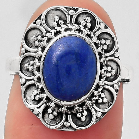 Natural Lapis - Afghanistan Ring size-7 R-1256 SDR245878