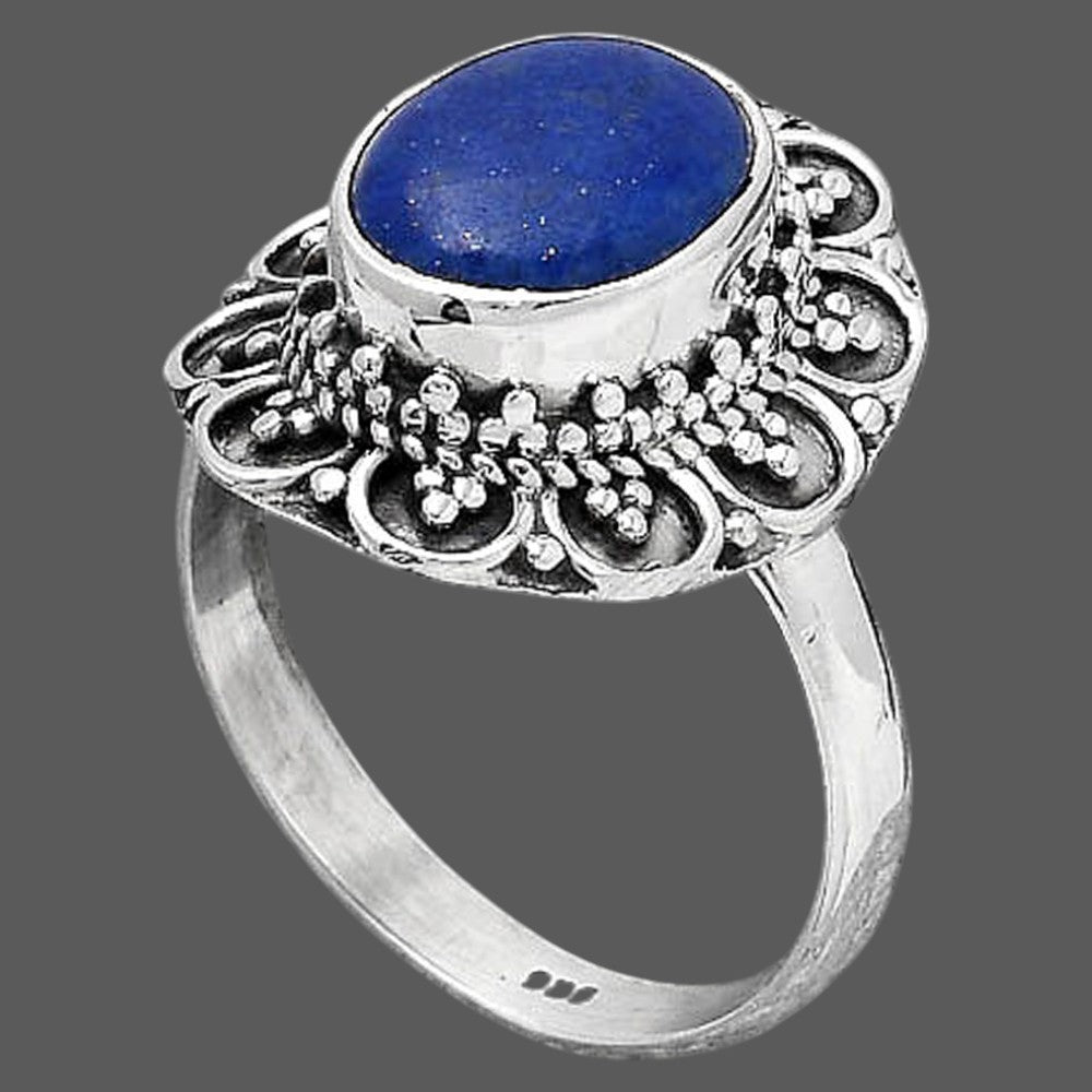 Natural Lapis - Afghanistan Ring size-7 R-1256 SDR245878