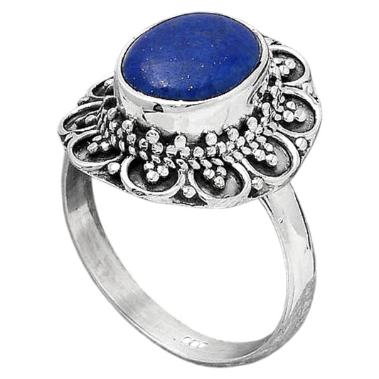 Natural Lapis - Afghanistan Ring size-7 R-1256 SDR245878