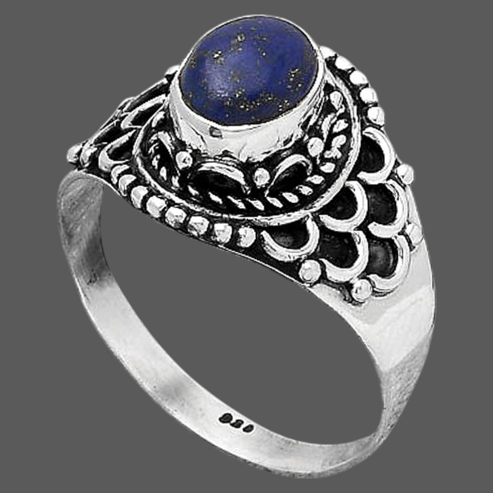 Natural Lapis - Afghanistan Ring size-8.5 R-1708 SDR245884