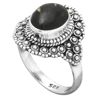 Natural Nuummite Ring size-7 R-1124 SDR245896