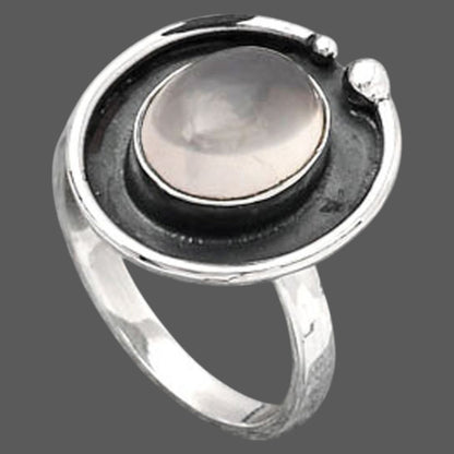 Natural Rose Quartz - Madagascar Ring size-7 R-1168 SDR245922