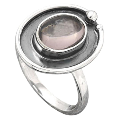 Natural Rose Quartz - Madagascar Ring size-7 R-1168 SDR245934