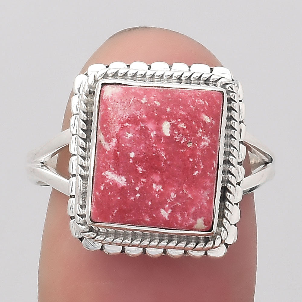 Natural Pink Thulite - Norway Ring size-8 R-1393 SDR245938