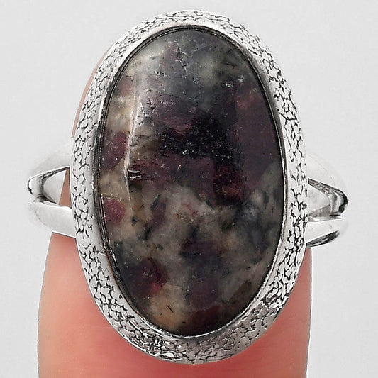 Natural Russian Eudialyte Ring size-8 R-1307 SDR245957