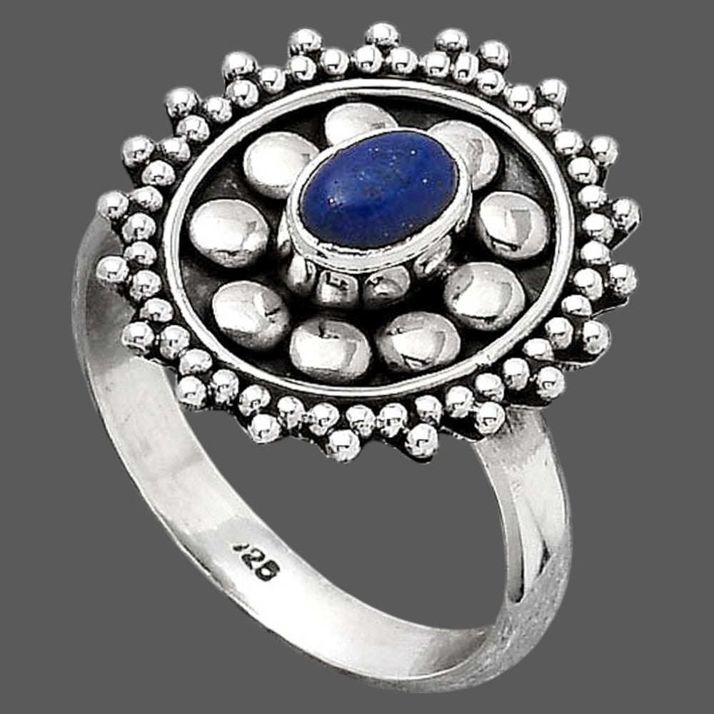 Natural Lapis - Afghanistan Ring size-7.5 R-1273 SDR245990