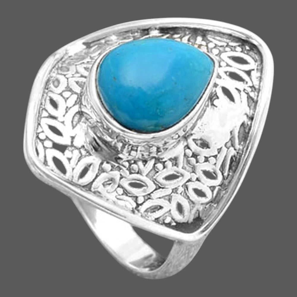 Natural Peruvian Opalina Ring size-7 R-1373 SDR246020