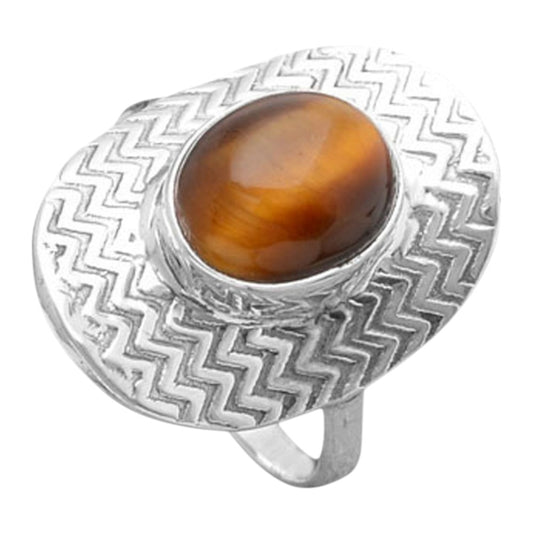 Natural Tiger Eye - Africa Ring size-9.5 R-1376 SDR246032
