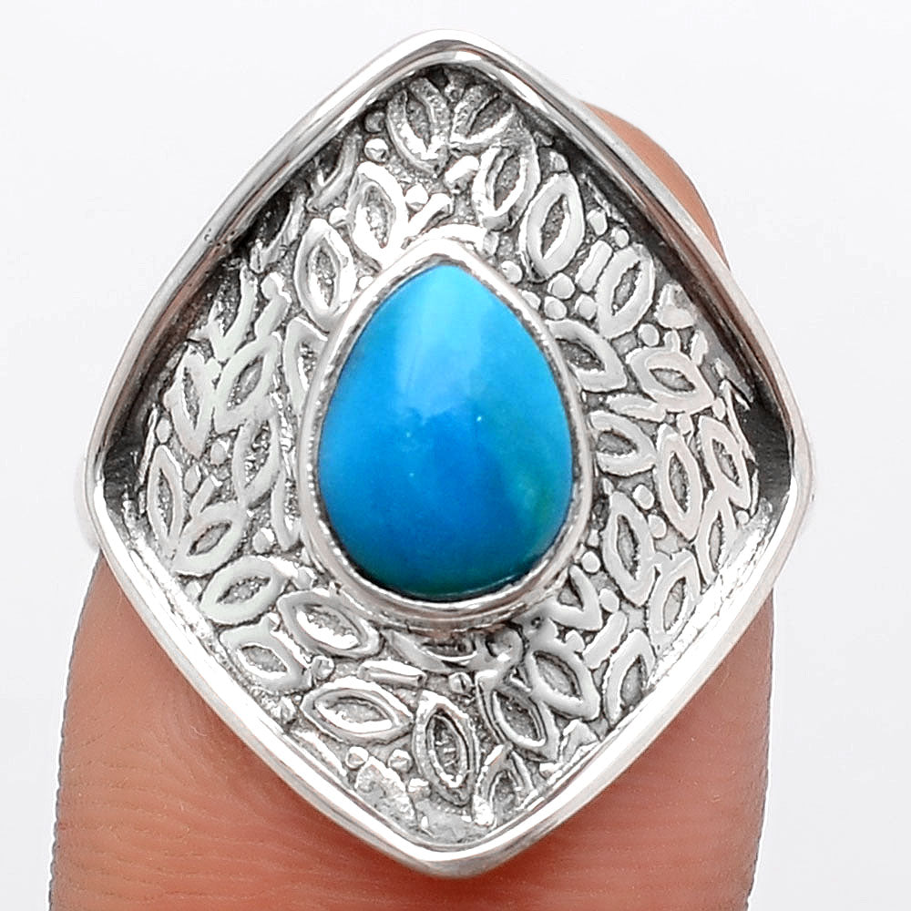 Natural Peruvian Opalina Ring size-8 R-1373 SDR246053