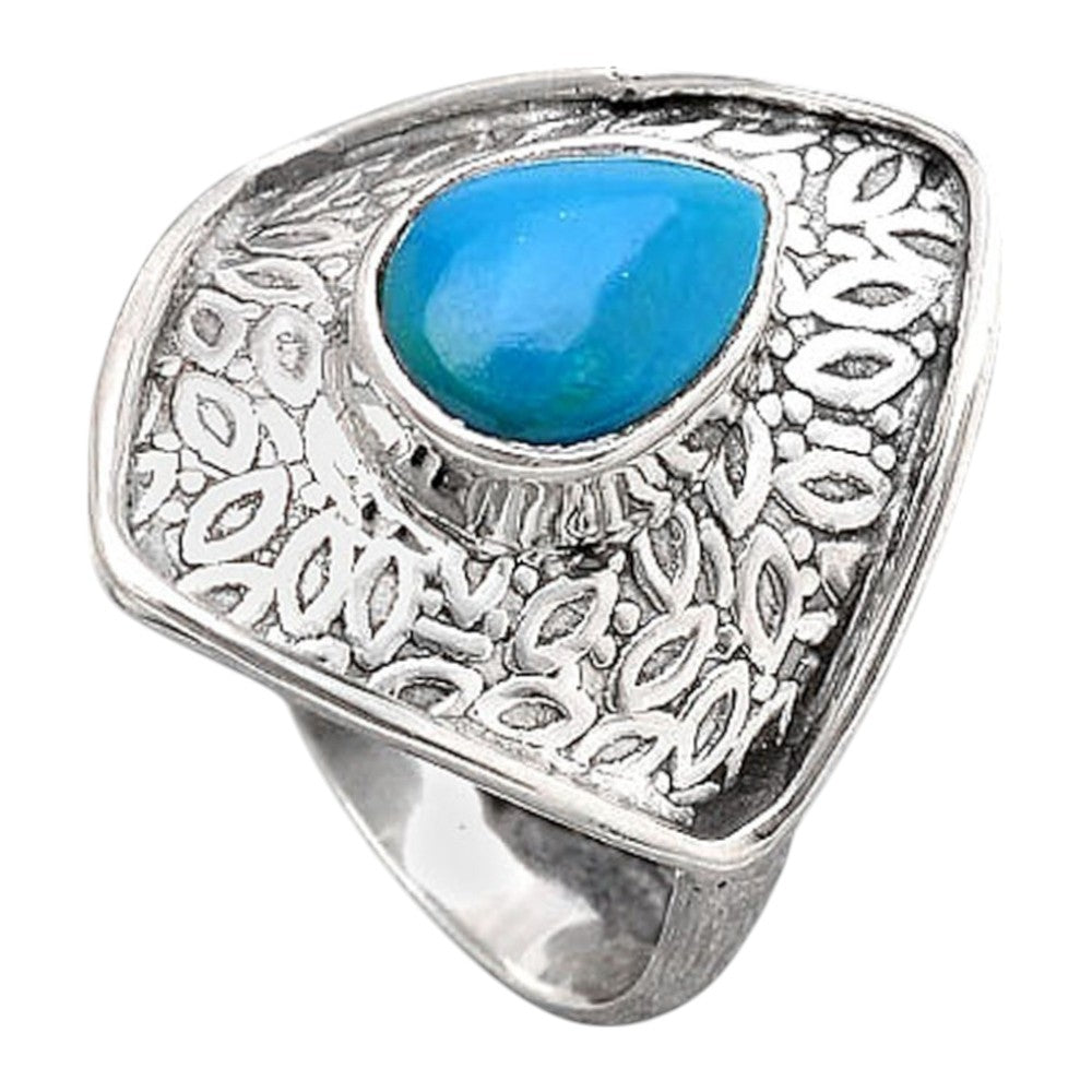 Natural Peruvian Opalina Ring size-8 R-1373 SDR246053