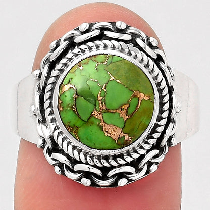 Copper Green Turquoise - Arizona Ring size-8.5 R-1667 SDR246064