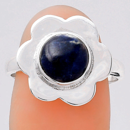 Natural Sodalite Ring size-8 R-1087 SDR246082