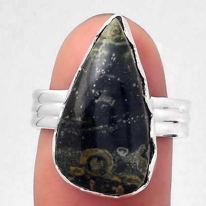 Natural Star Galaxy Jasper Ring size-8 R-1338 SDR246113