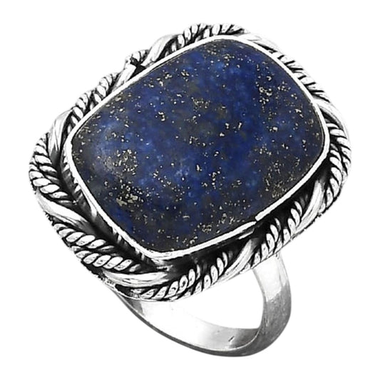 Natural Lapis - Afghanistan Ring size-8 R-1013 SDR246167