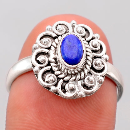 Natural Lapis - Afghanistan Ring size-8 R-1563 SDR246196