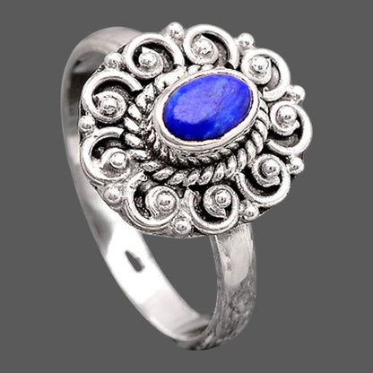Natural Lapis - Afghanistan Ring size-8 R-1563 SDR246196