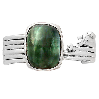 Natural Russian Seraphinite Ring size-9 R-1492 SDR246268