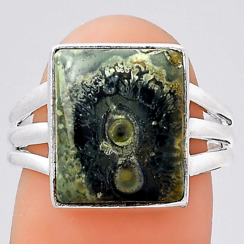 Natural Star Galaxy Jasper Ring size-8 R-1003 SDR246274