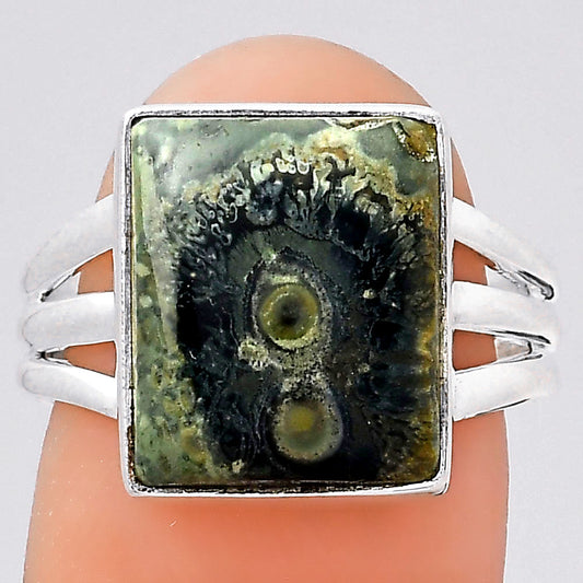 Natural Star Galaxy Jasper Ring size-8 R-1003 SDR246274