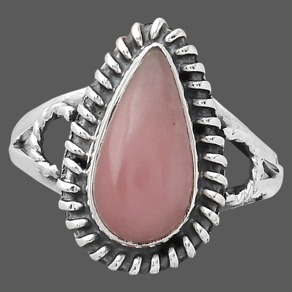 Natural Guava Quartz - Brazil Ring size-8 R-1279 SDR246300