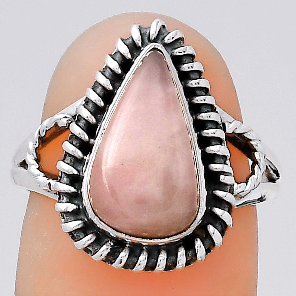 Natural Guava Quartz - Brazil Ring size-7 R-1279 SDR246307