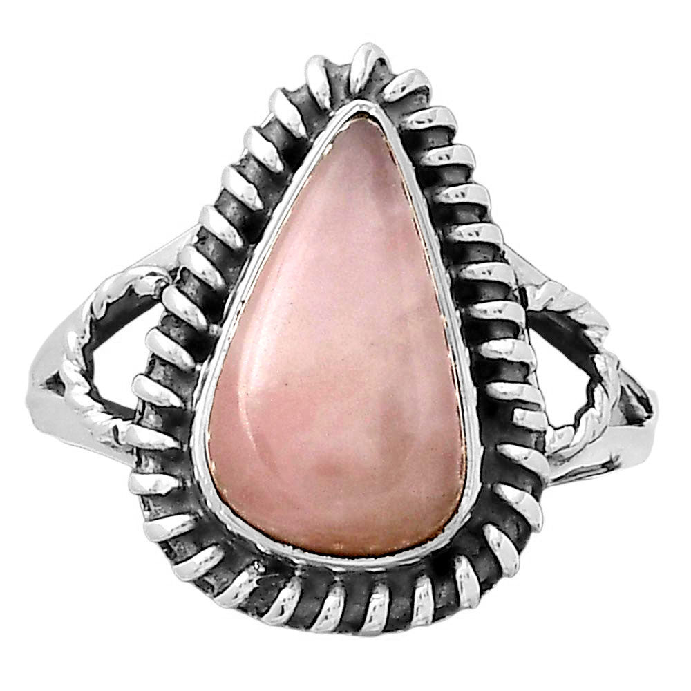 Natural Guava Quartz - Brazil Ring size-7 R-1279 SDR246307