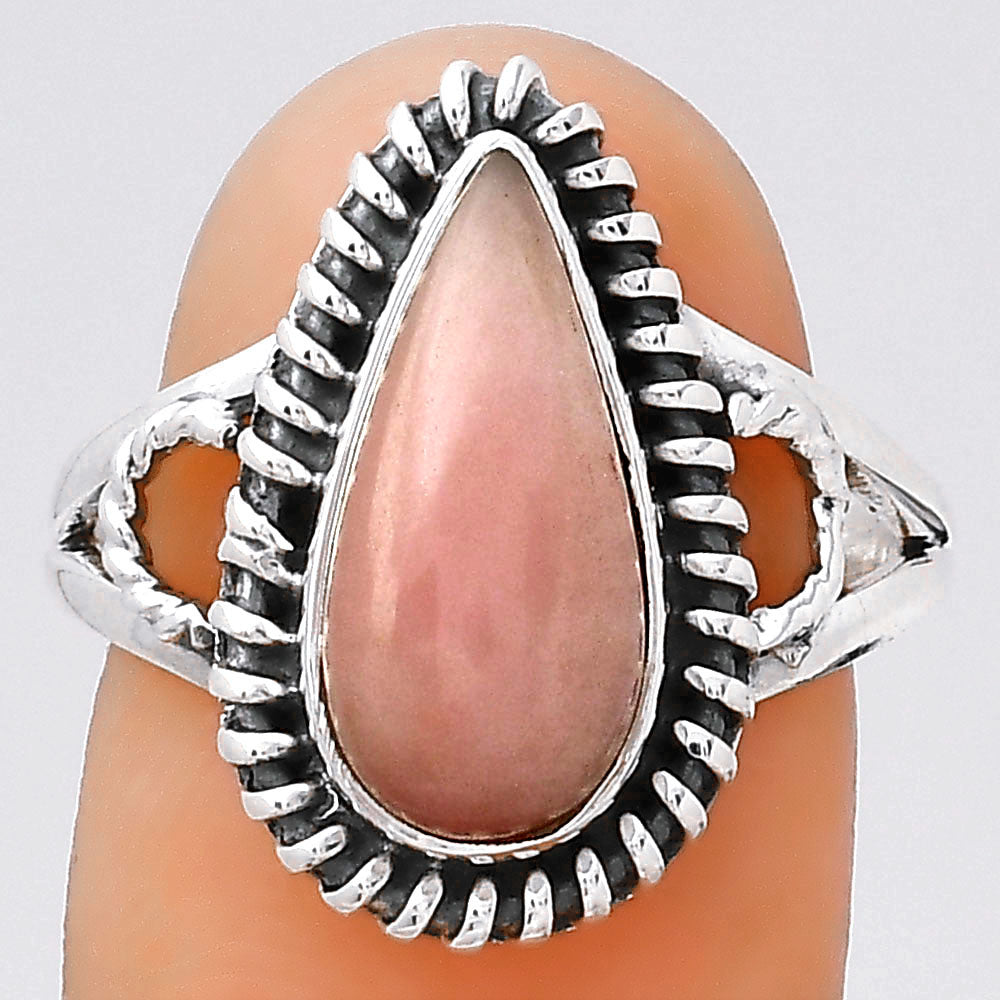 Natural Guava Quartz - Brazil Ring size-8 R-1279 SDR246313