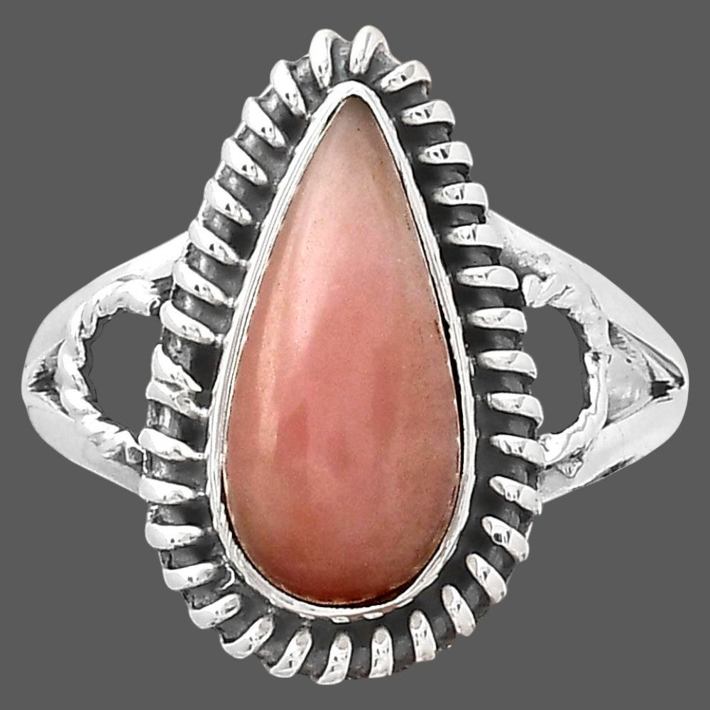 Natural Guava Quartz - Brazil Ring size-8 R-1279 SDR246313