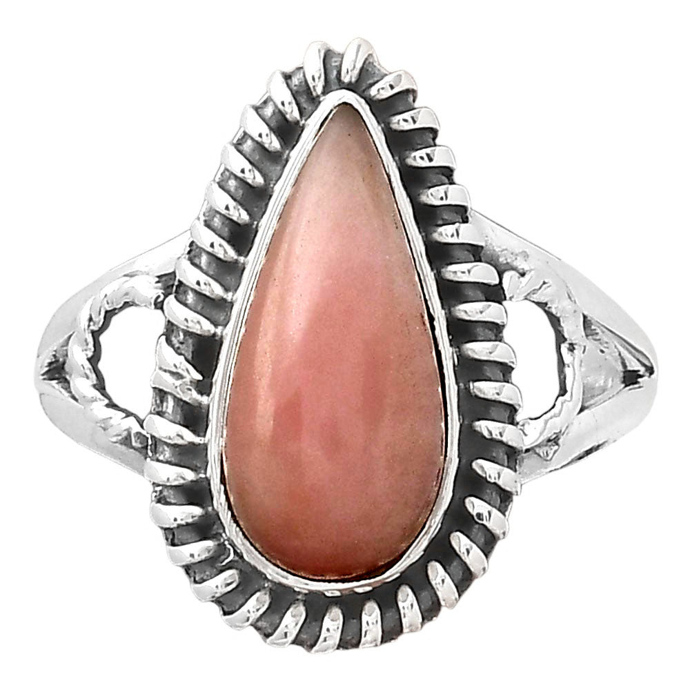 Natural Guava Quartz - Brazil Ring size-8 R-1279 SDR246313