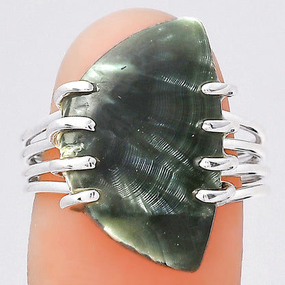 Natural Russian Seraphinite Ring size-8 R-1259 SDR246317