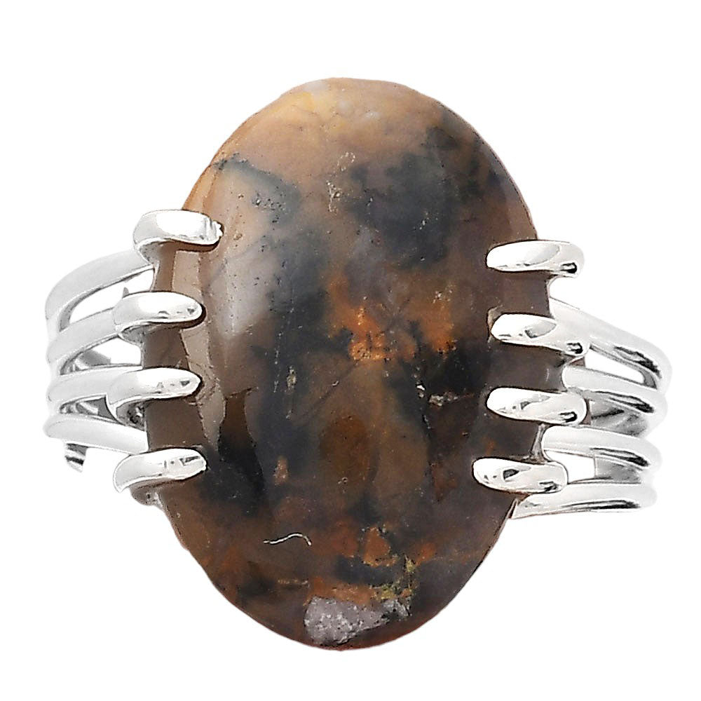 Natural Amethyst Sage Agate - Nevada Ring size-8 R-1259 SDR246324