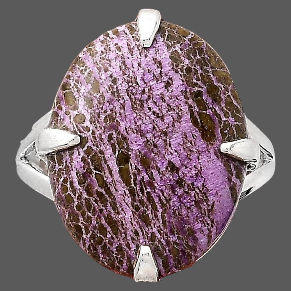 Natural Purpurite - South Africa Ring size-8 R-1305 SDR246325