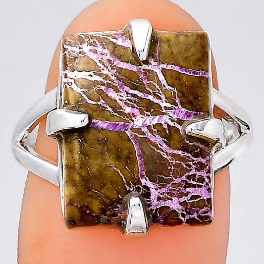 Natural Purpurite - South Africa Ring size-8 R-1305 SDR246326