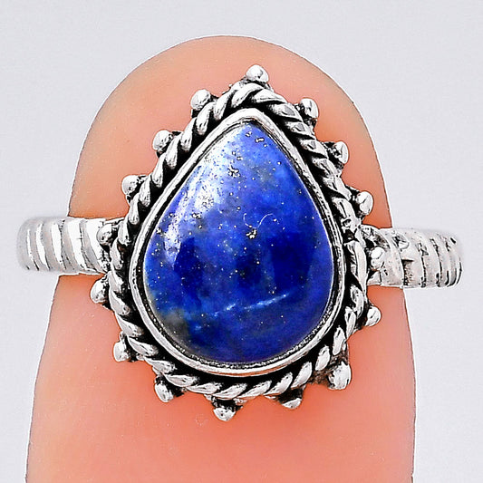 Natural Lapis - Afghanistan Ring size-7.5 R-1332 SDR246345