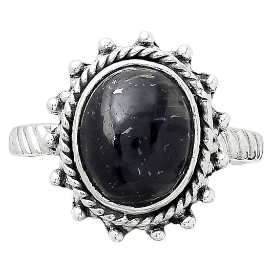 Natural Nuummite Ring size-8 R-1332 SDR246346