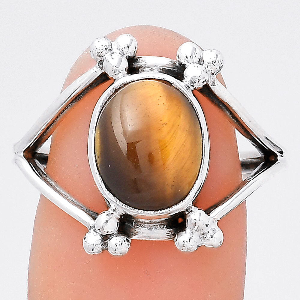 Natural Tiger Eye - Africa Ring size-8 R-1246 SDR246351