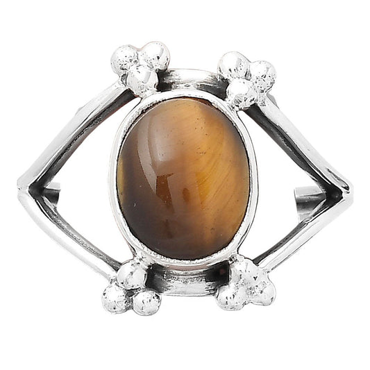 Natural Tiger Eye - Africa Ring size-8 R-1246 SDR246351
