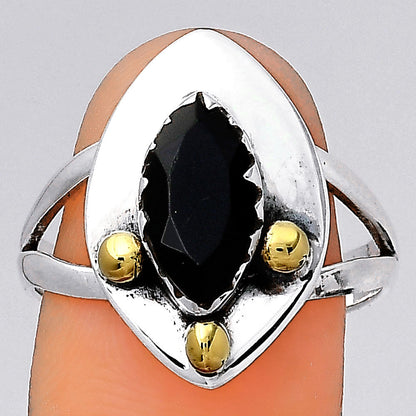 Natural Black Onyx - Brazil Ring size-9 R-1503 SDR246361