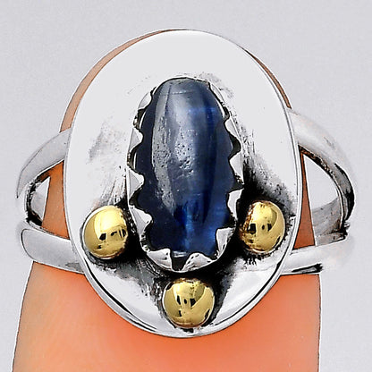 Natural Blue Kyanite - Brazil Ring size-7.5 R-1503 SDR246362