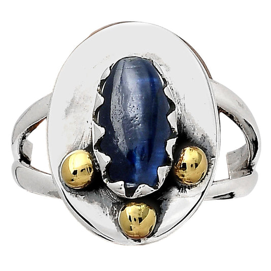 Natural Blue Kyanite - Brazil Ring size-7.5 R-1503 SDR246362