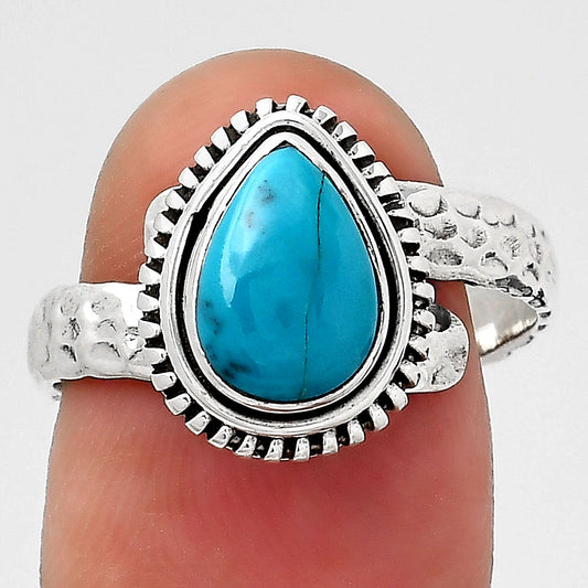 Adjustable Natural Peruvian Opalina Ring size-8 R-1627 SDR246377